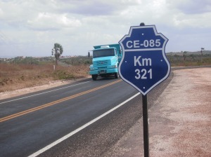 CE-085, a cerca de 1km do município de Granja